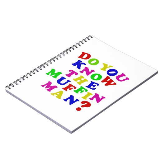 マフィンの男を知ってる？ ノートブック (左側)