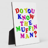 マフィンの男を知ってる? フォトプラーク (側面)