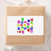 マフィンの男を知ってる? ラベル (インサイチュ)