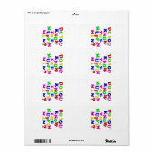 マフィンの男を知ってる? ラベル (フルシート)