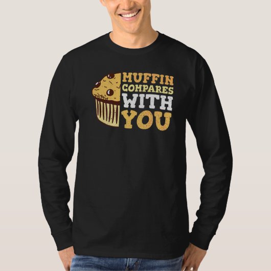 マフィンはベーキング Tシャツ (正面)