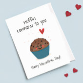 マフィンは、あなたのかわいいマフィンプンバレンタインと比較 シーズンカード