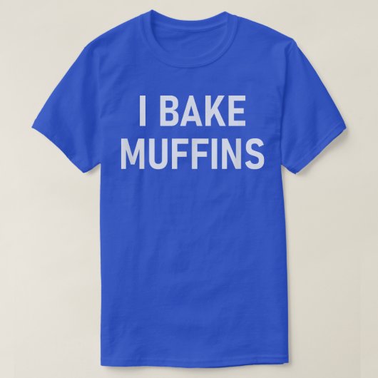 マフィンを焼く Tシャツ (デザイン正面)