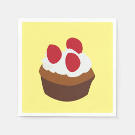 マフィンカップケーキ スタンダードカクテルナプキン