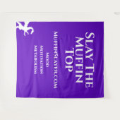 マフィンスレイヤードラゴンズレイザマフィントップタペストリー タペストリー (正面(横))