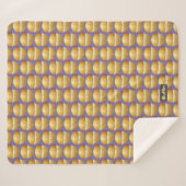 マフィンパターン名前をカスタムする – 小さなケーキ シェルパブランケット (正面(横))