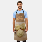 マフィンブレックファーストフードエプロン エプロン (着用した状態)