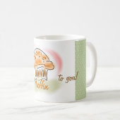 マフィンマグのトップ コーヒーマグカップ (正面右)