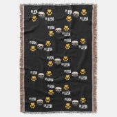 マフィンマフィア公式ブランケット スローブランケット (正面縦)