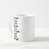 マフィンマン知ってる?懐かしいユーモアのDyktmmグッズ コーヒーマグカップ (正面左)