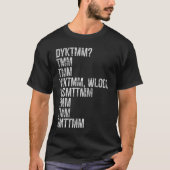 マフィンマン?なクリプトTシャツ Tシャツ (正面)