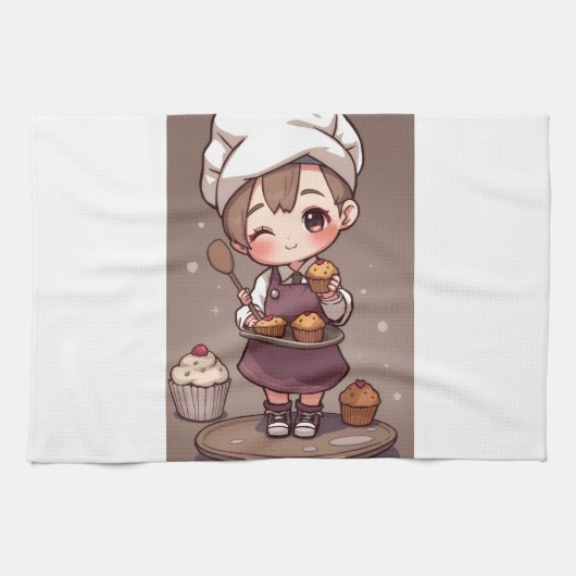 マフィンマン キッチンタオル (横)