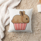 マフィン付きウサギ クッション (ブランケット)