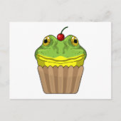マフィン付きカエル ポストカード (正面)