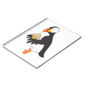 マフィン付きパフィン ノートブック (左側)