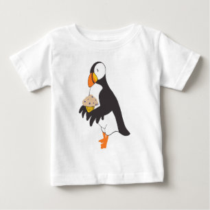 マフィン付きパフィン ベビーTシャツ