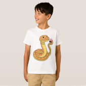 マフィン付きヘビ Tシャツ (正面フル)