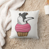 マフィン付きペンギン クッション (ブランケット)