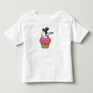マフィン付きペンギン トドラーTシャツ
