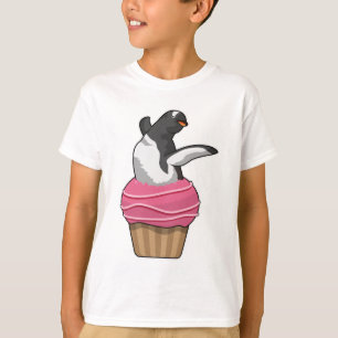 マフィン付きペンギン Tシャツ
