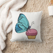マフィン付き蝶 クッション (ブランケット)