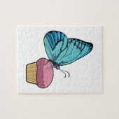 マフィン付き蝶 ジグソーパズル (横)