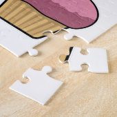 マフィン付き蝶 ジグソーパズル (側面)