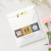 マフィン小麦ブレッドオークレブラウングレーシェフベーキング フェイバーバッグ (封をした状態)