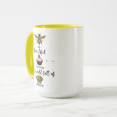 マフィン15オンスのマグカップの世界でカップケーキを見る マグカップ (正面左)