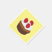 マフィン カップケーキ スタンダードカクテルナプキン (角)