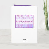 マフィン·コマート·トゥ·ユー·ベリー·ファー·カード カード (裏面)