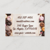 マフィン、ドーナツ、キャンディーベーカリー 名刺 (裏面)