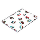 マフィン。ハッピーバースデーのカップケーキの背景（白） ノートブック (左側)