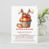 マフィン&モーニングイースターブレックファストパーティー 招待状 (スタンド正面)