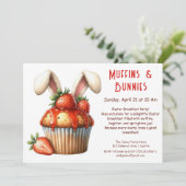 マフィン&モーニングイースターブレックファストパーティー 招待状 (スタンド正面)