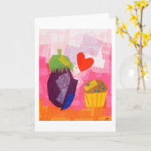 マフィン・ラブ カード (黄色い花)