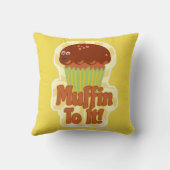 マフィンitジャイアントキャラクターおもしろい漫画 クッション (裏面)