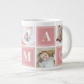 マフォトコラージュカスタムジャイアントコーヒーマグ ジャンボコーヒーマグカップ (正面右)