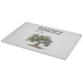 マフムードダーウィッシュオリーブの木の詩 – أشعار محمود درويش カッティングボード (角)