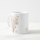 マフラワーズ コーヒーマグカップ (正面左)