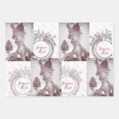 マフランスのイエレガントアントワネットジョユーヌール ラッピングペーパーシート (正面3)