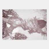 マフランスのイエレガントアントワネットジョユーヌール ラッピングペーパーシート (正面2)