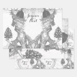 マフランスのイエレガントアントワネットジョユーヌール ラッピングペーパーシート