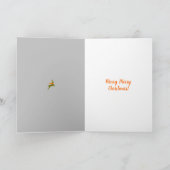 マフラーが巻かれたトナカイ シーズンカード (内部)