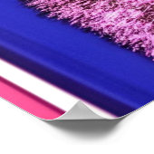 マフラーねこ。名前やテキストを編集可能 ポスター (角)