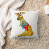 マフラー付きキリン クッション (ブランケット)