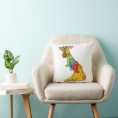 マフラー付きキリン クッション (椅子)