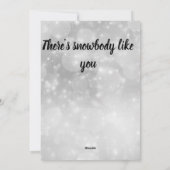 マフラー巻きの雪だるま シーズンカード (裏面)