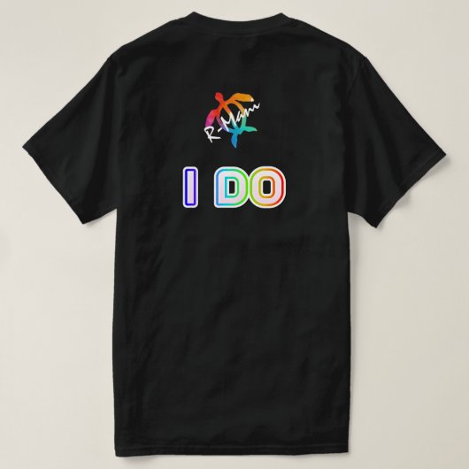 マフ話か？ Tシャツ (デザイン裏面)