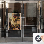 マブジャスティオンサンバーソロミュー朝の大虐殺 ウィンドウサイン (オフィスドア)